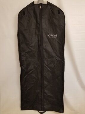 ✅66" Black Koslow's world renowned furrier Garment Coat Bag